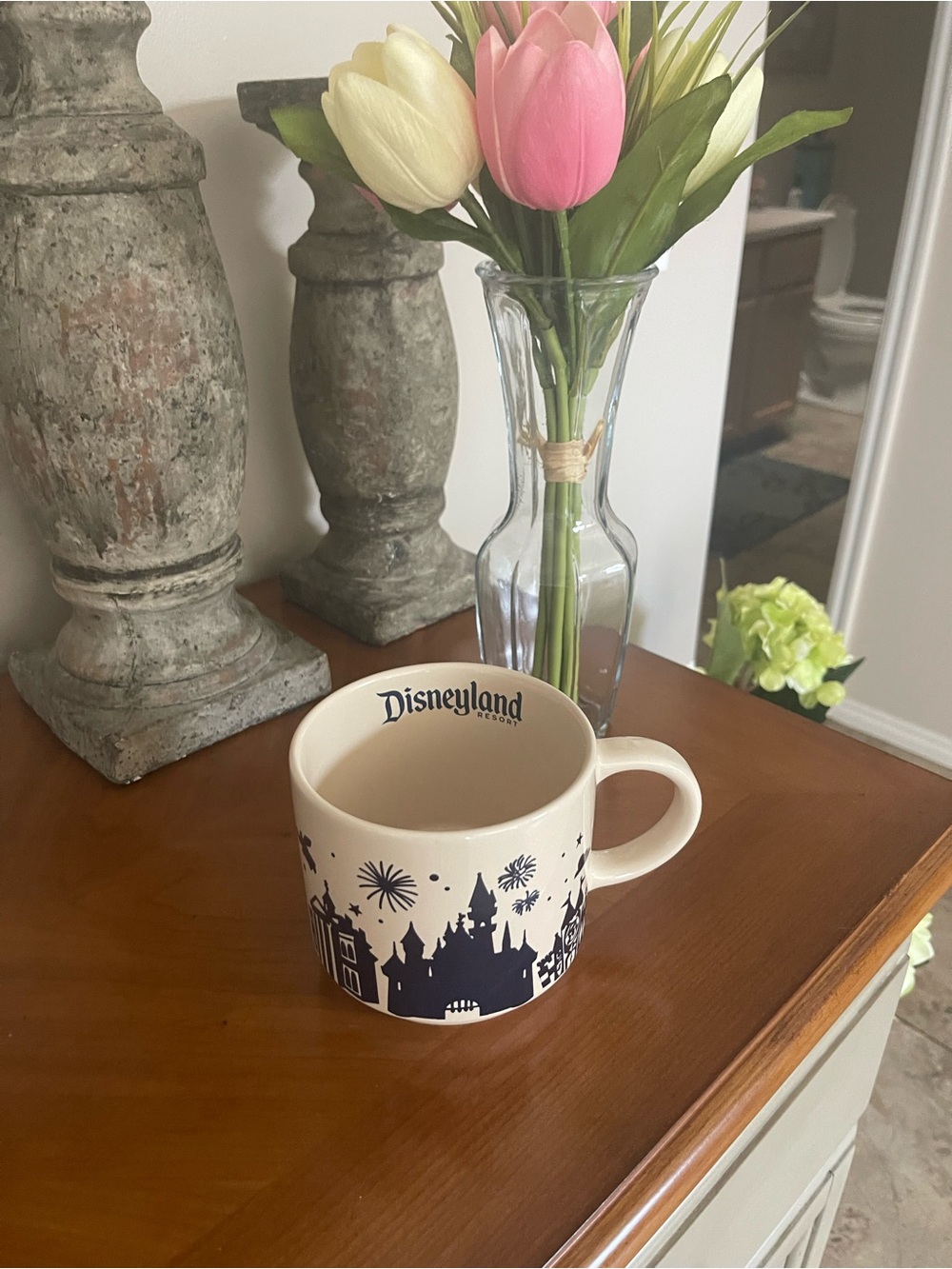 Disney Cream Mug with Navy Castle Silhouette - Picture 4 of 8
